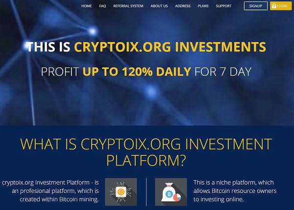 Cryptoix Review - Legit 200%/Day MLM or Scam? Not An Affiliate