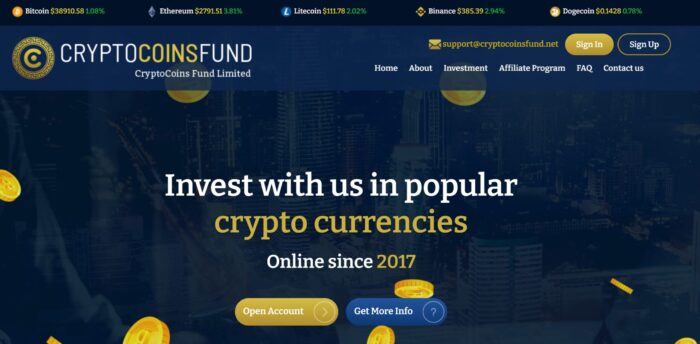 CryptoCoinsfund scam