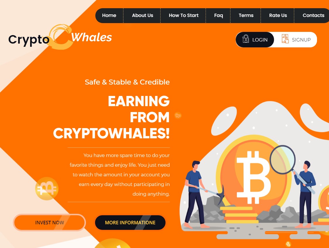 CryptoWhales Biz scam