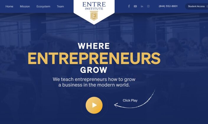 ENTRE INSTITUTE website