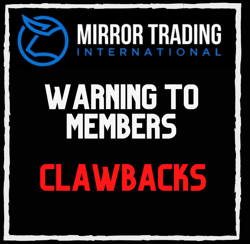 Mirror Trading International clawbacks