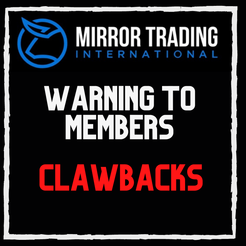 Warning To Mirror Trading International Members
