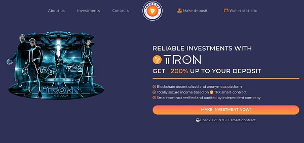 Tron2get website