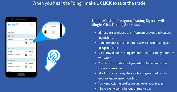 how 1 click trading system works