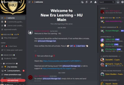 Hustlers University discord