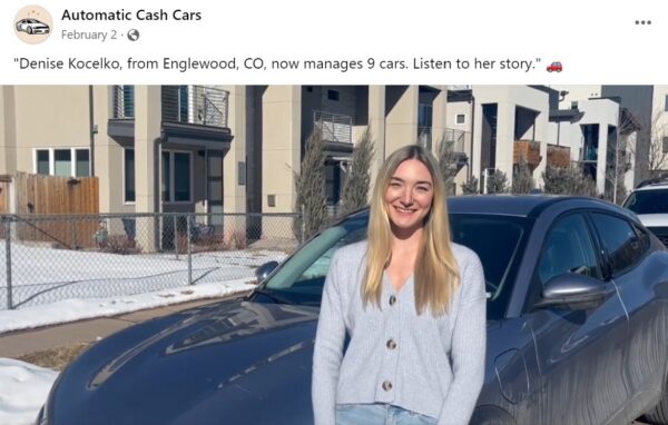 Automatic cash cars scam