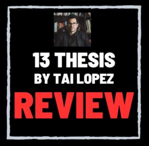 the 13th thesis tai lopez