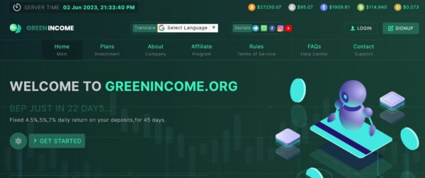 Greenincome scam