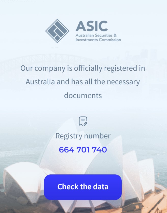 Leftcoins ASIC Registration