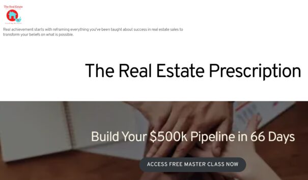 The Real Estate Prescription scam