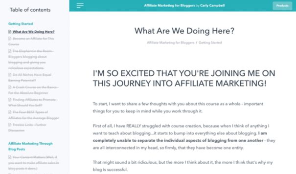 Affiliate Marketing For Bloggers Course