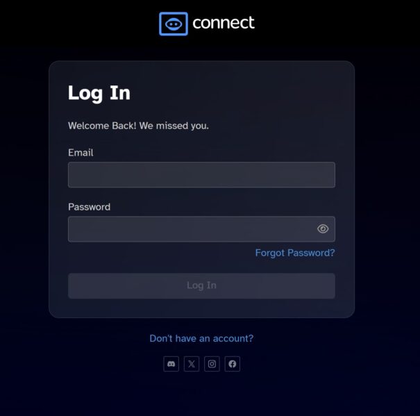Connect United no home page