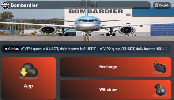 Bombardier USDT Review – Scam or Legit Investment MLM?