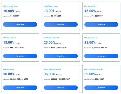 HHG Staking Plans
