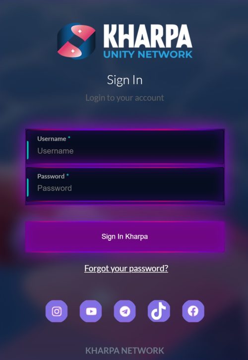 Kharpa Unity Network login