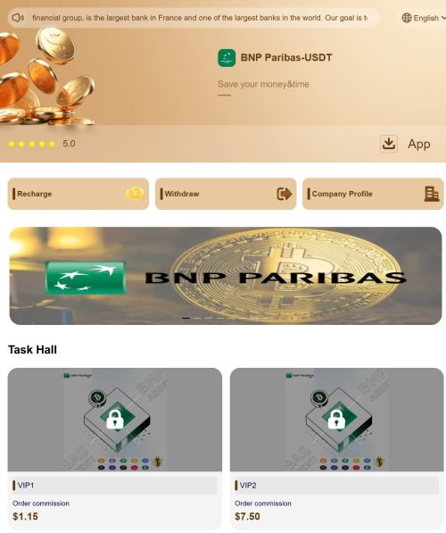BNP Paribas USDT scam