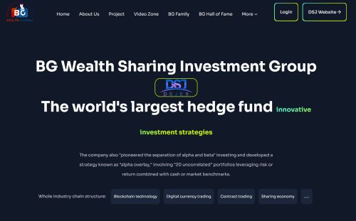 BG Wealth Sharing scam