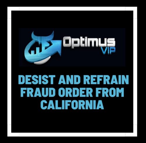 Optimus VIP: California Shuts Down MLM Crypto Ponzi With Fraud Order
